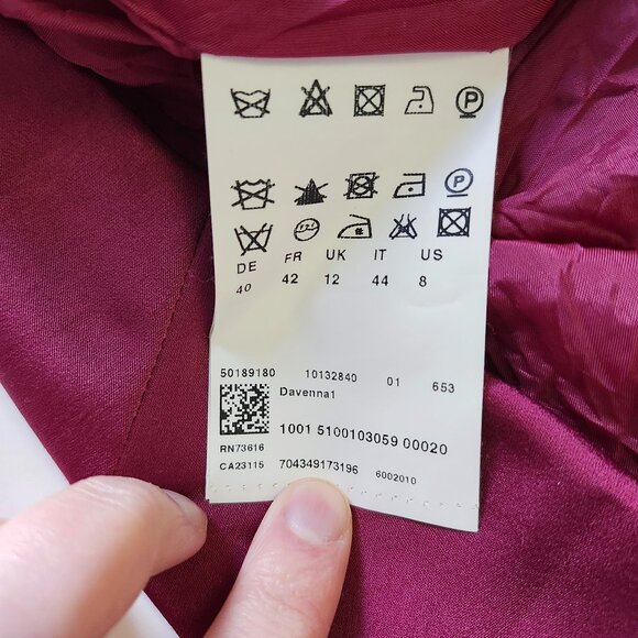 HUGO BOSS | One Shoulder Drape Dress - Picture 7 of 11